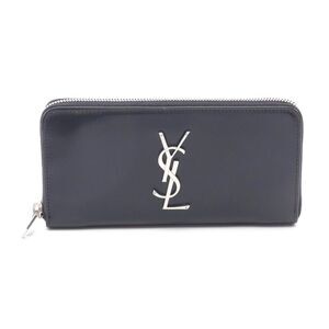 Yves Saint Laurent Leather Monogram Wallet